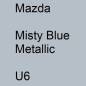 Preview: Mazda, Misty Blue Metallic, U6.